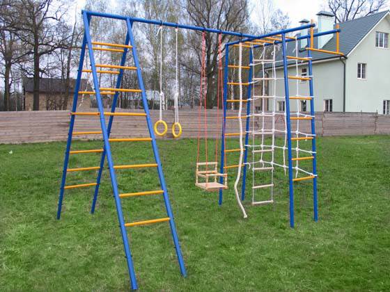 Как сделать детский спортивный городок