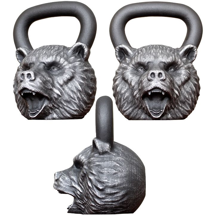 Гиря Iron head медведь 32 кг
